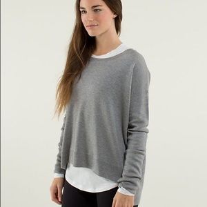 RARE - Lululemon Pure Balance Sweater In Gray